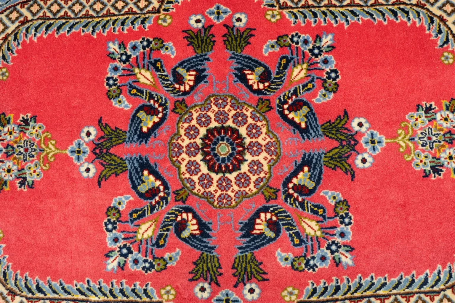 Kashan Kurk Wool 2.3 × 3.0 View 2