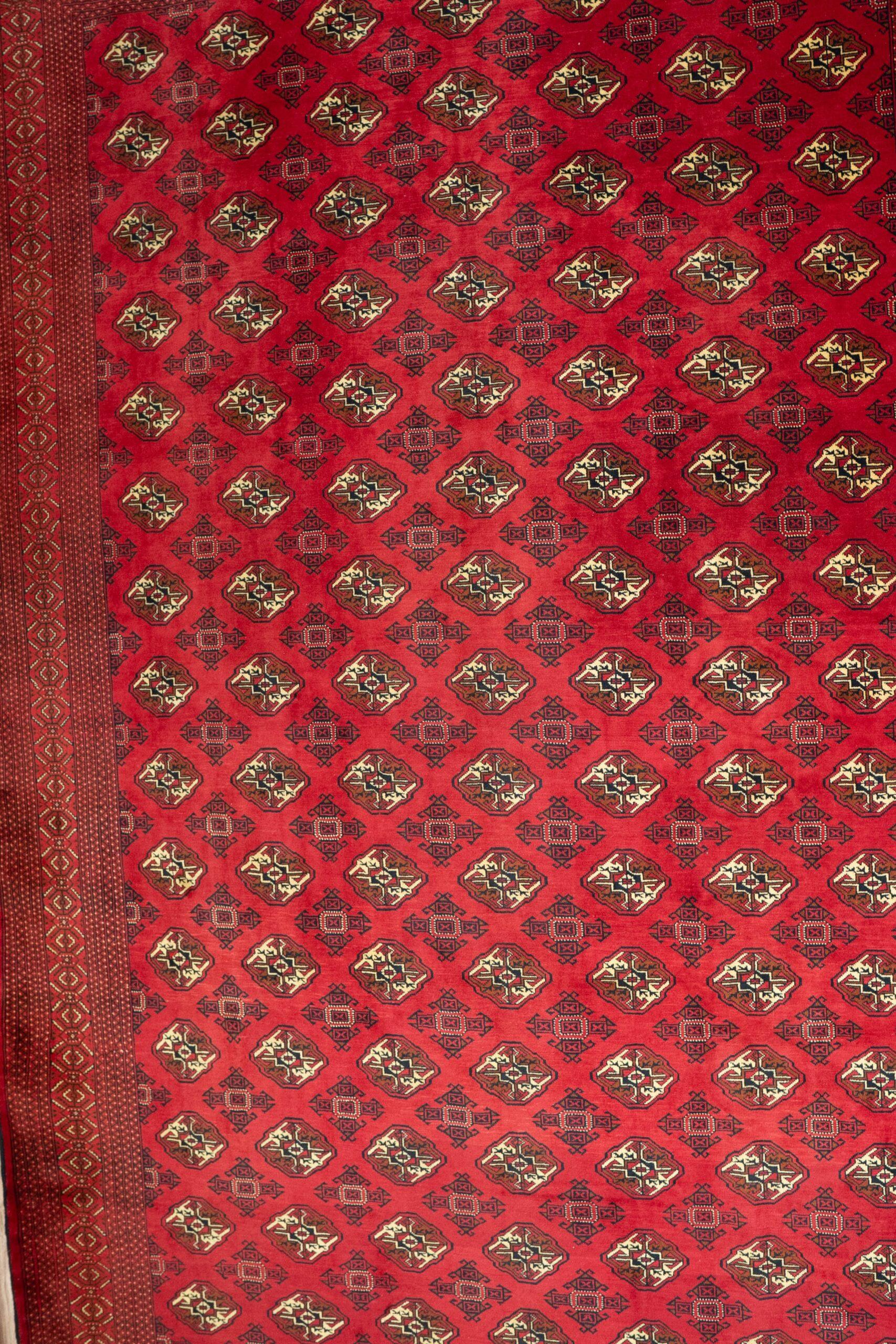 Turkmen Wool Rug 12.9x9.8