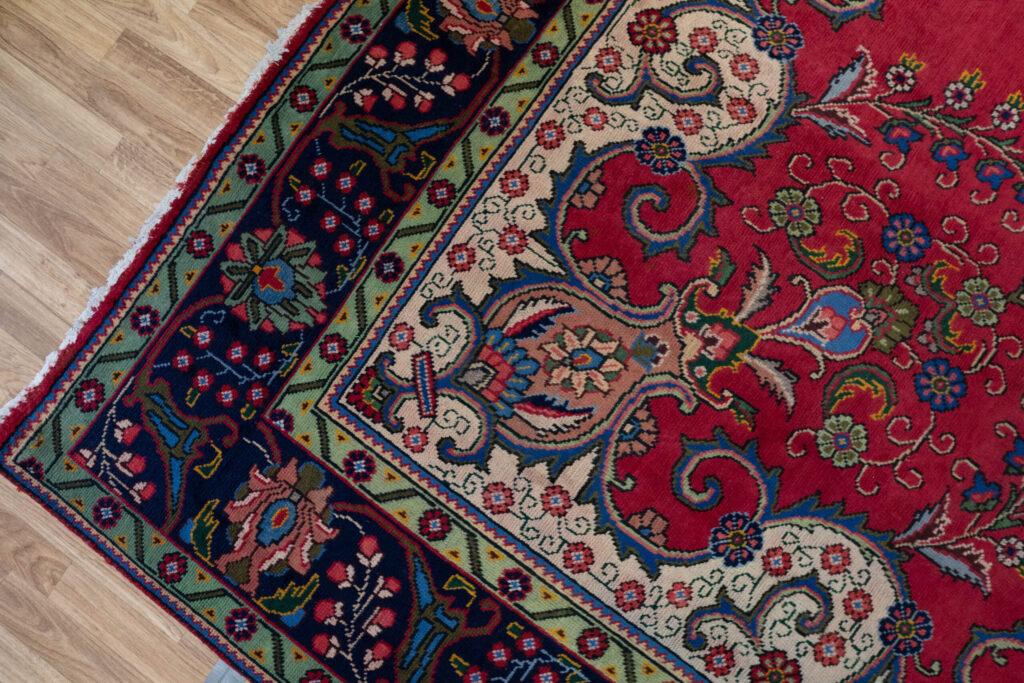 Tabriz Wool Rug 9.8'x12.9' View 3