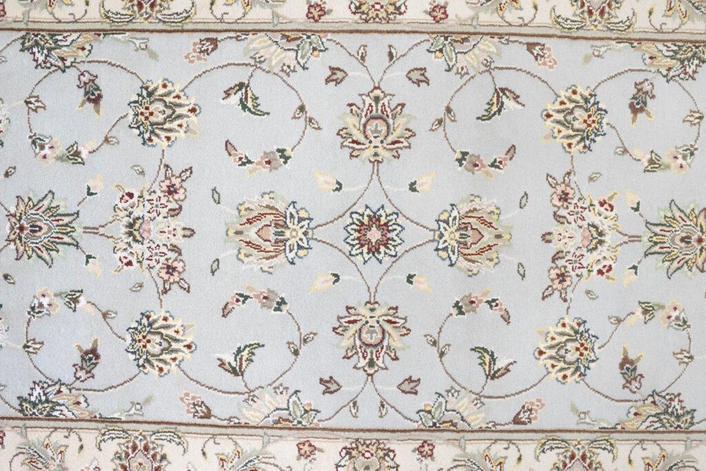 Tabriz Wool Silk rug 3'x5' View 2