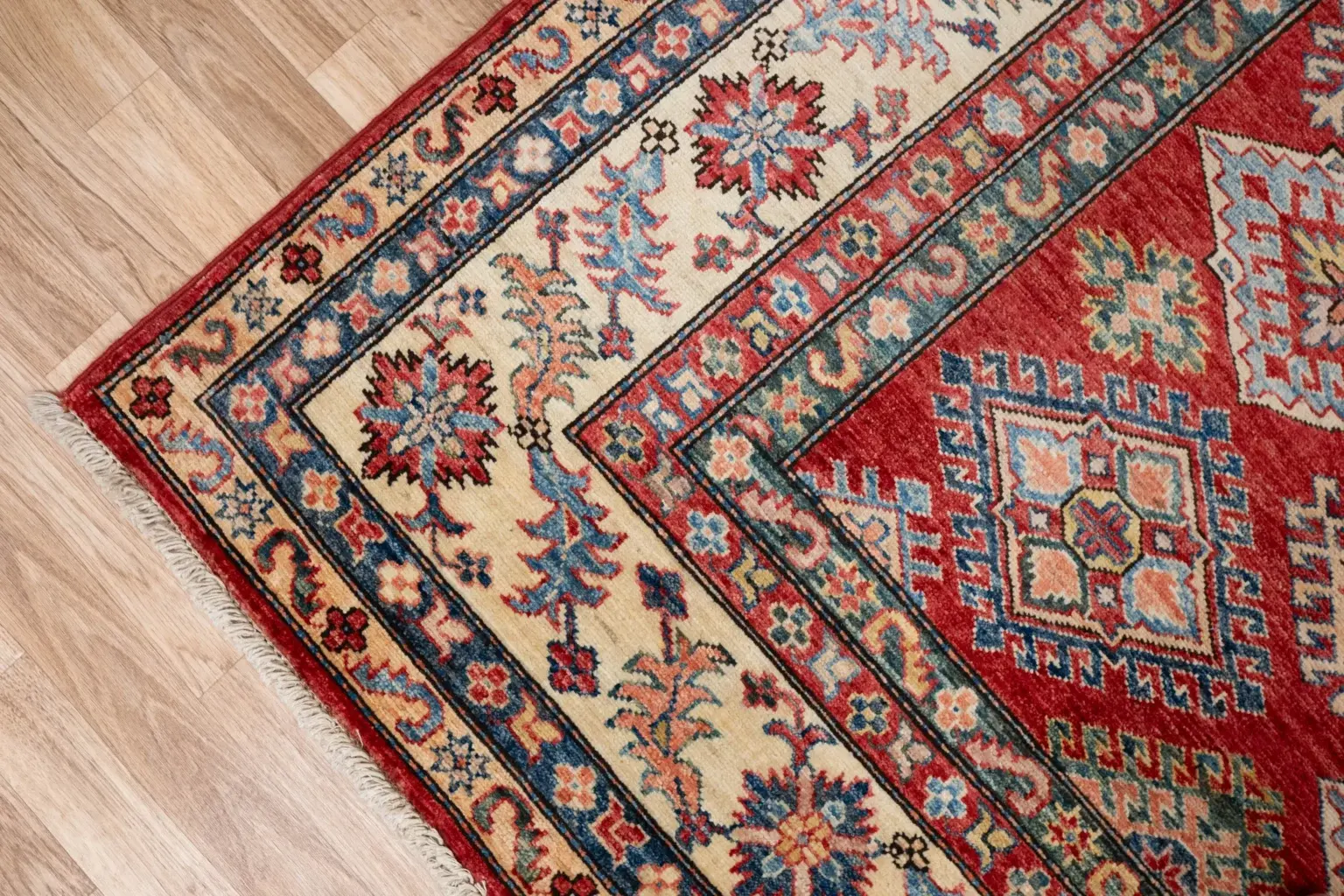 Kazak Wool Rug 7 x 6' View 2