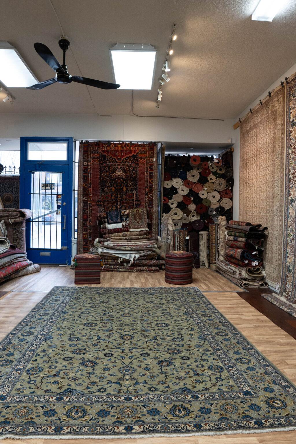 Kashan Wool Rug 7.2'x10.5' View 5