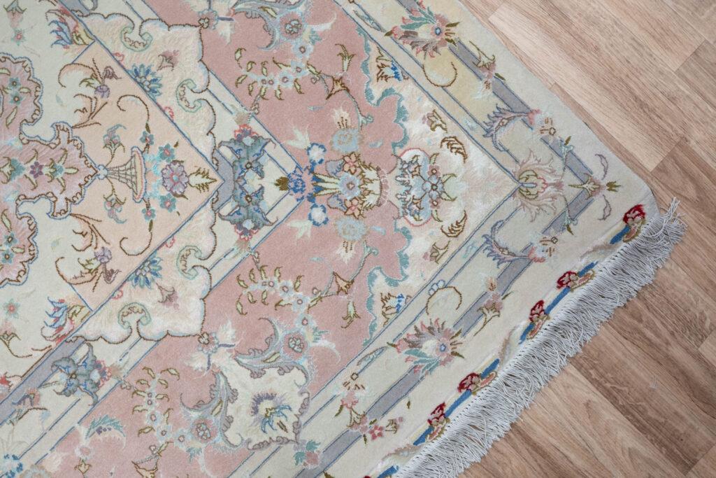 Tabriz Silk Rug 8.5'x11.6' View 4
