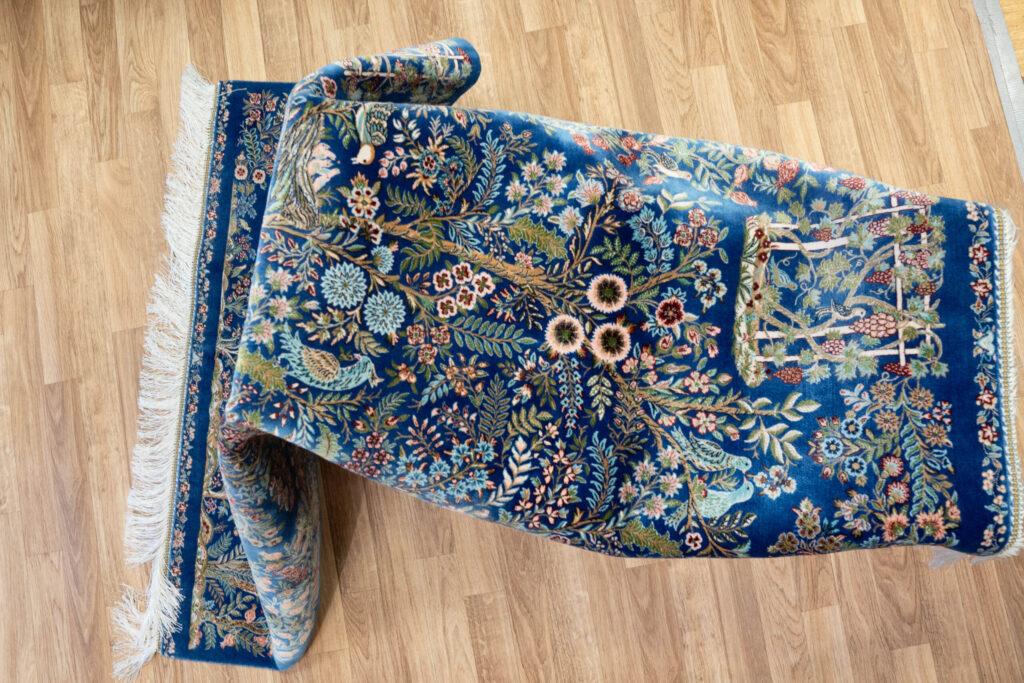 Qum Design Silk Rug 3'x5' View 1