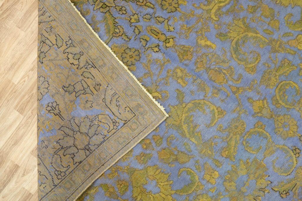 Overdyed Tabriz Wool Rug 7.4'x9' View 3