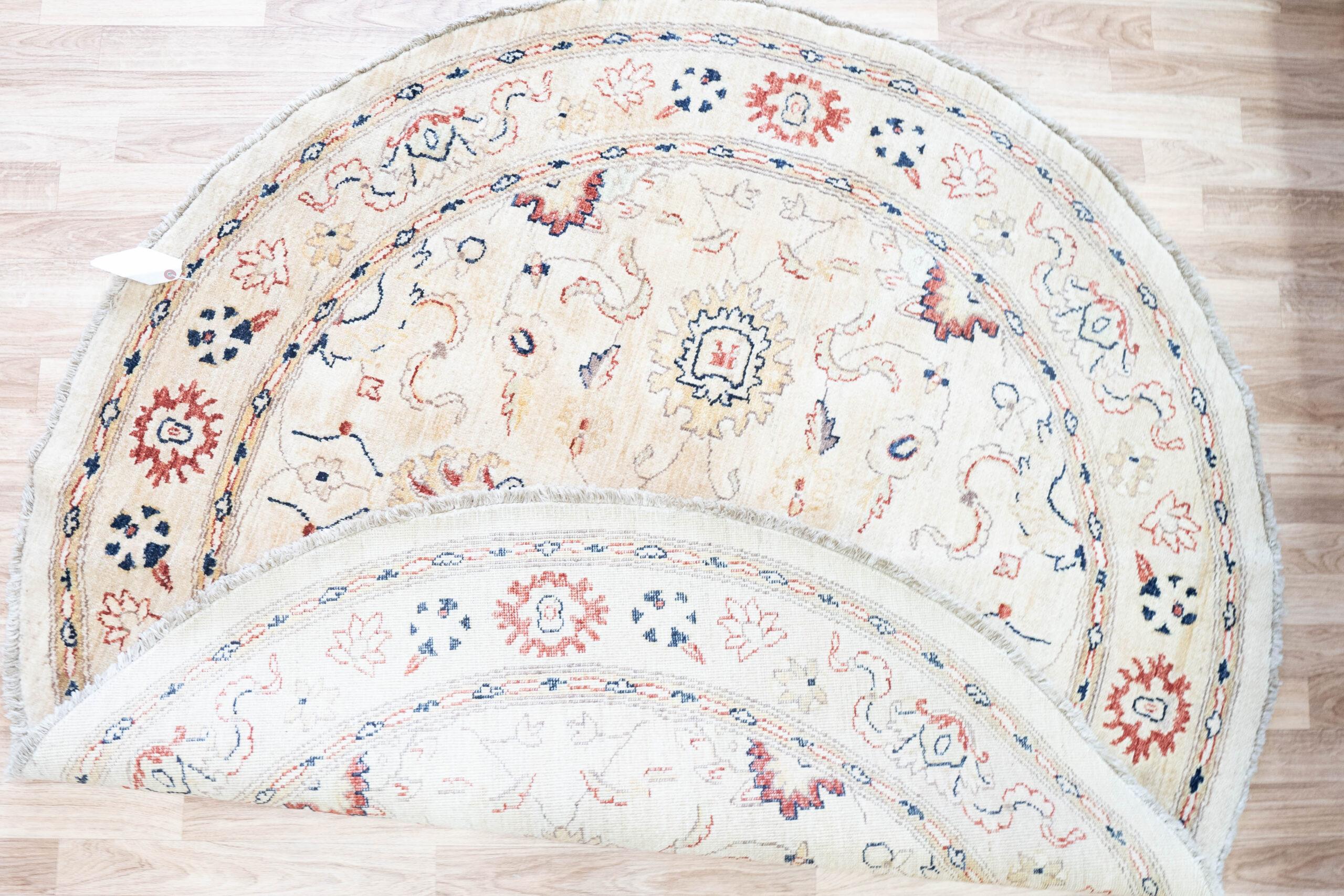 Chobi Wool Rug 5'x5' View 4