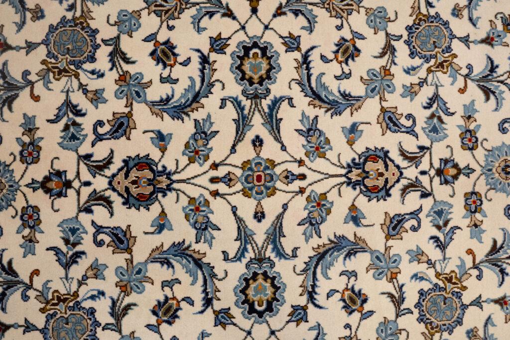 Kashan Wool Silk Rug 8.6'x11.6' View 3