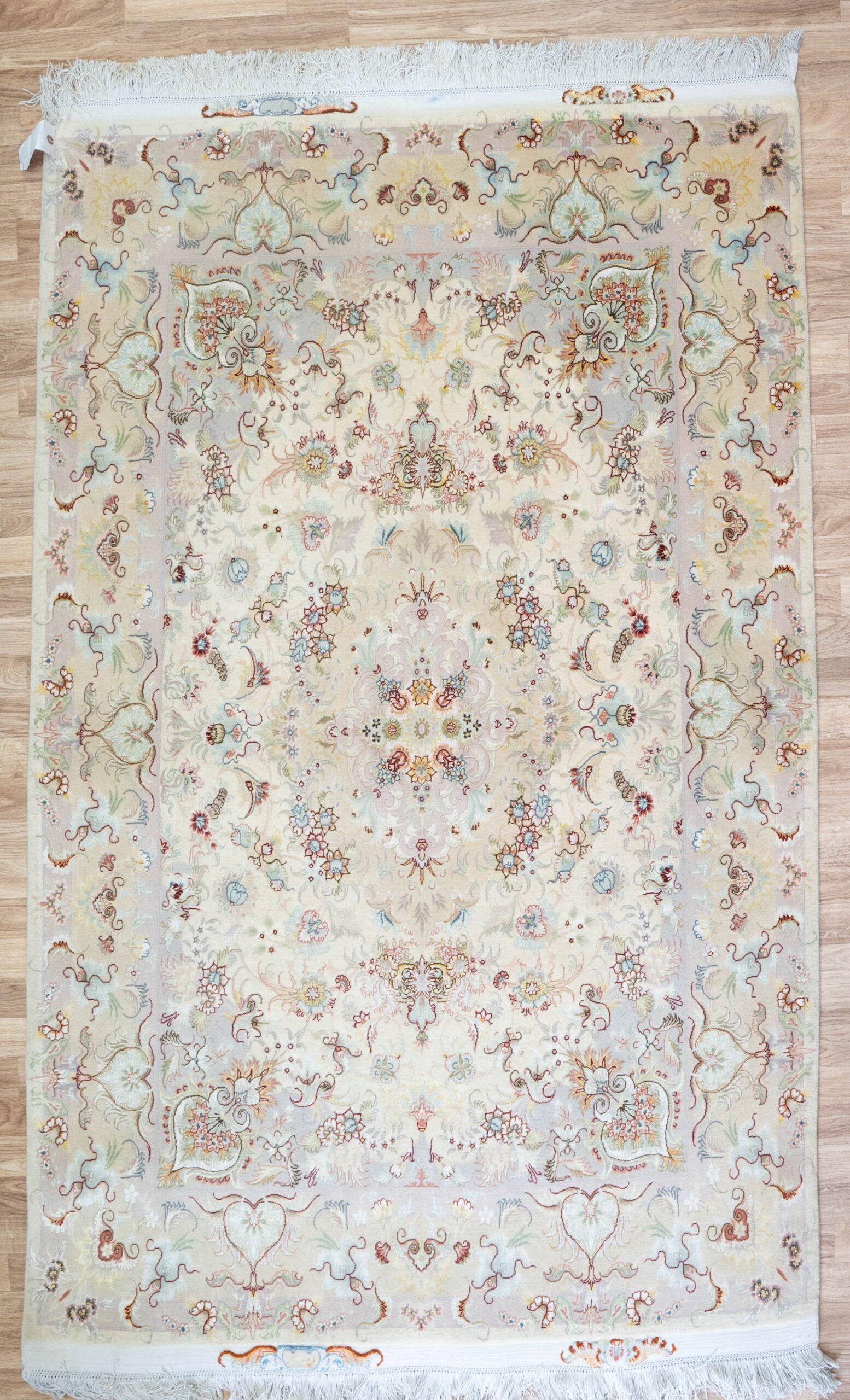 Tabriz Silk Rug 5'x7'