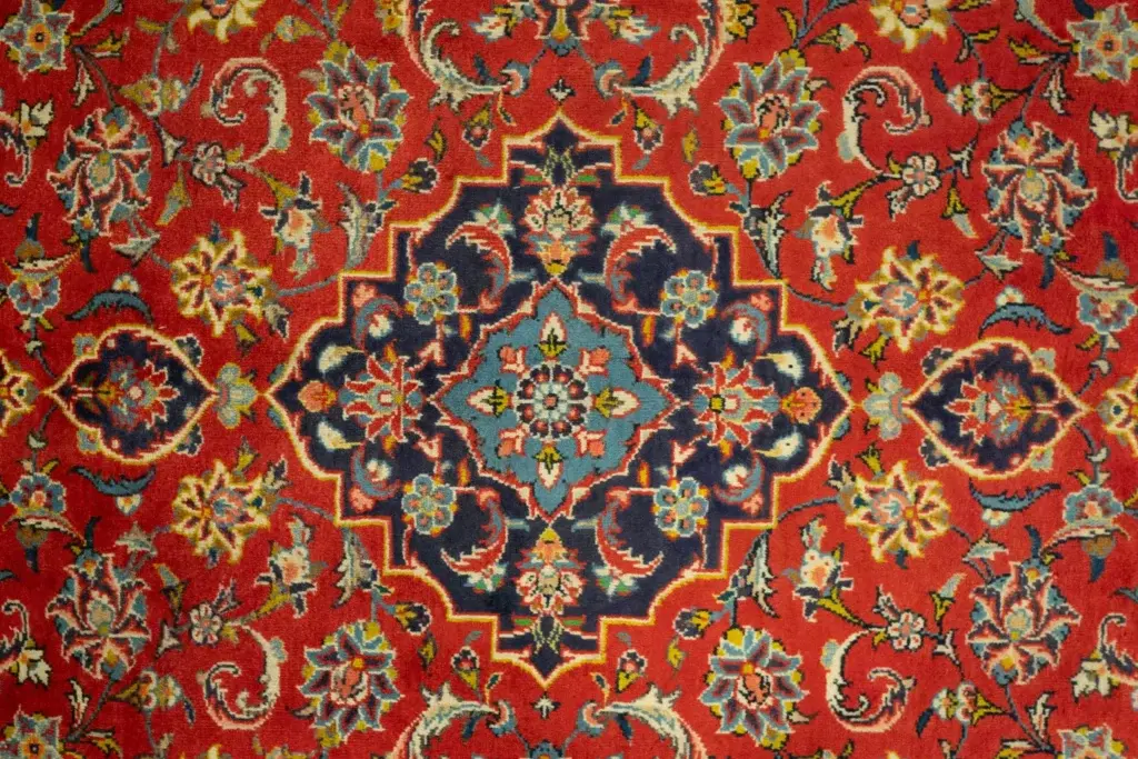 Kashan Wool Rug 7.0x10.0 View 4