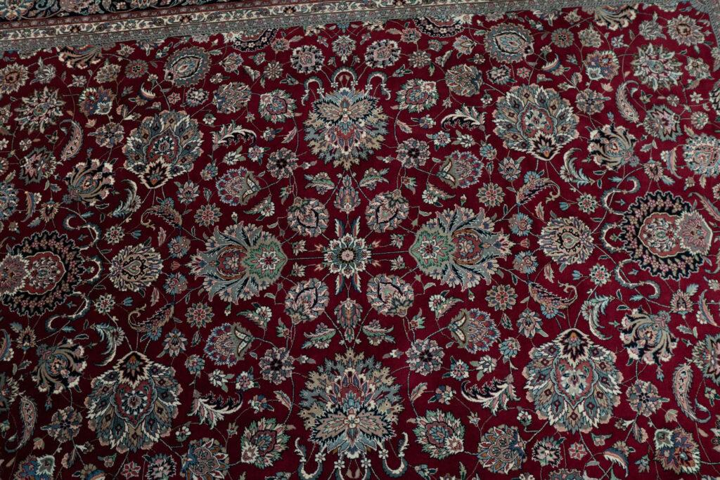 Tabriz Kurk Wool Rug 9'x12' View 2