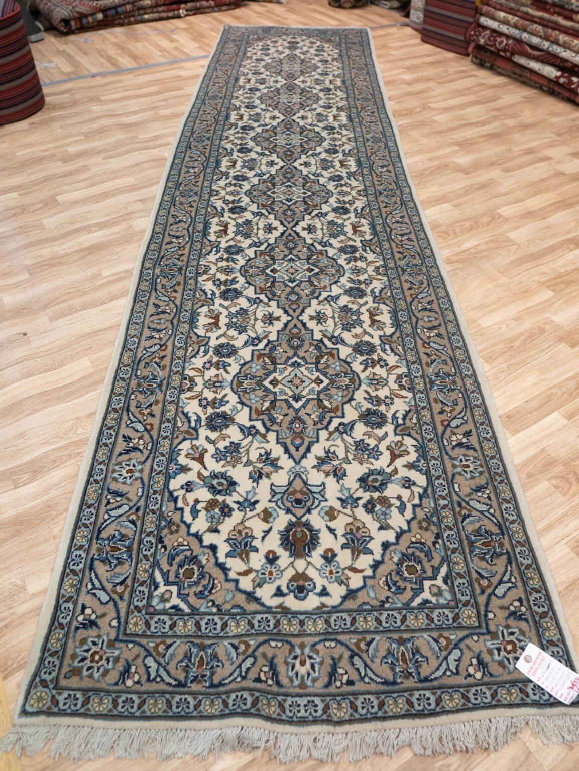 Kashan Wool Runner 13.2x3.3 View 1