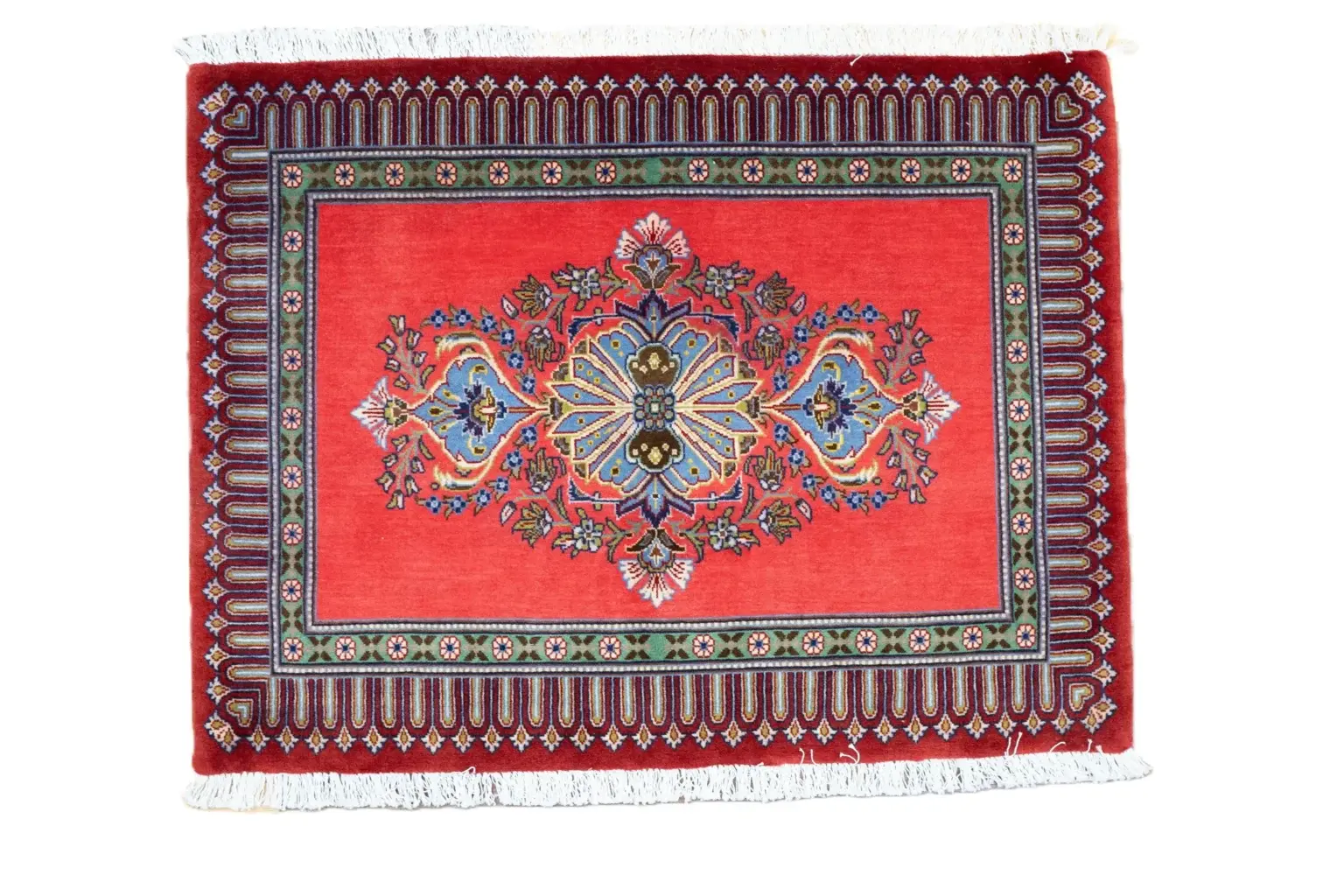 Kashan Kurk Wool 2.3 × 3.5