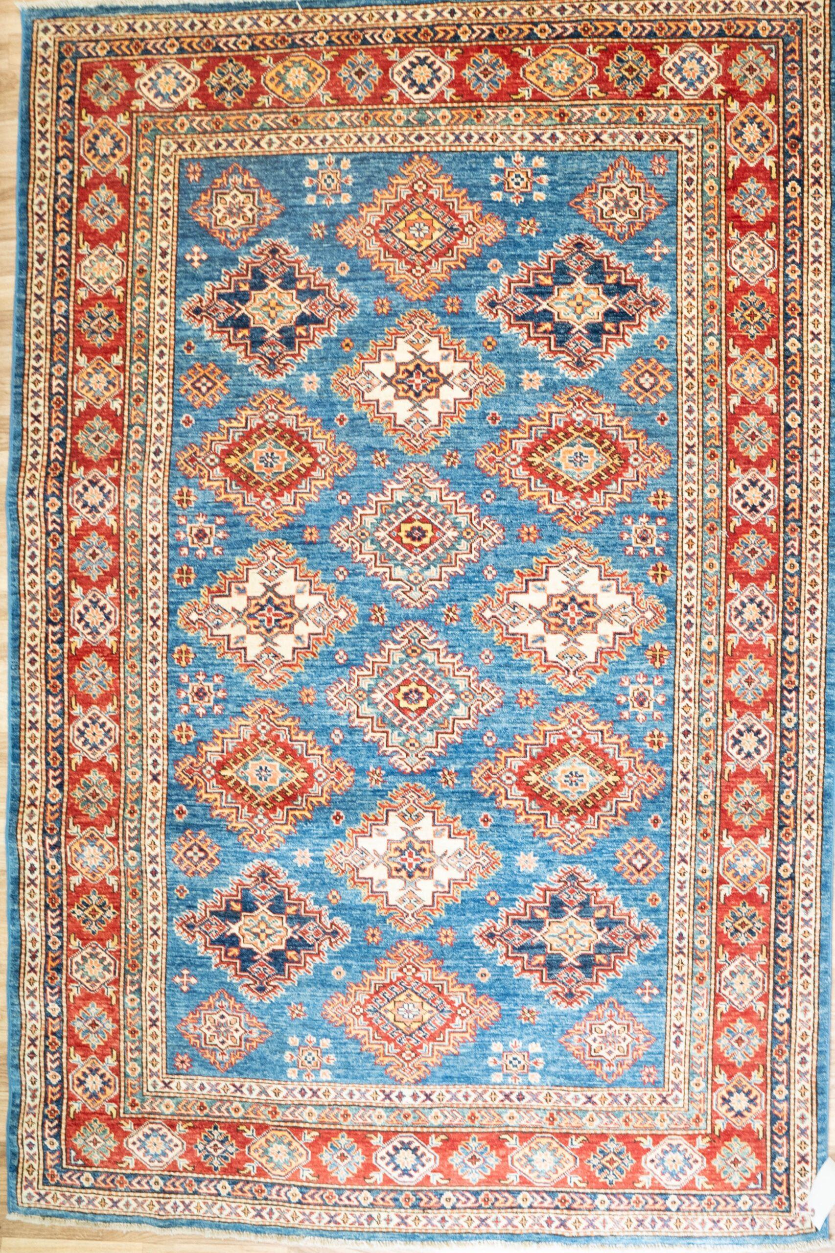 Kazak Wool Rug 5'x7'
