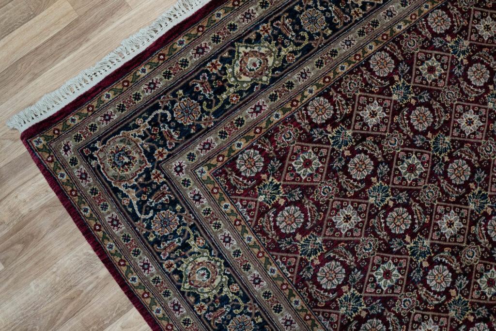 Tabriz Wool Silk Rug 6'x9' View 2