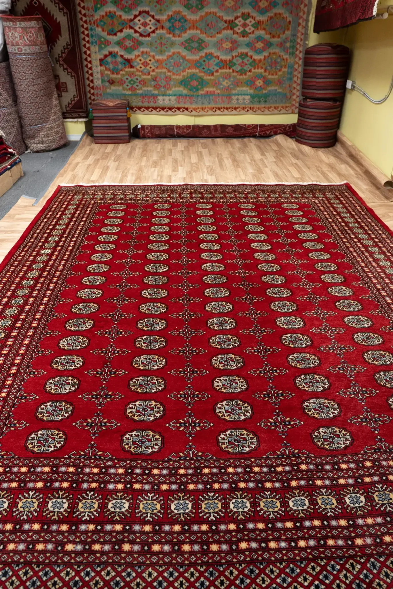 Bokhara Wool Rug 8 x 10' View 2