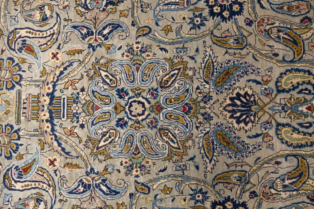 Kashan Wool Rug 9.0x13.4 View 1