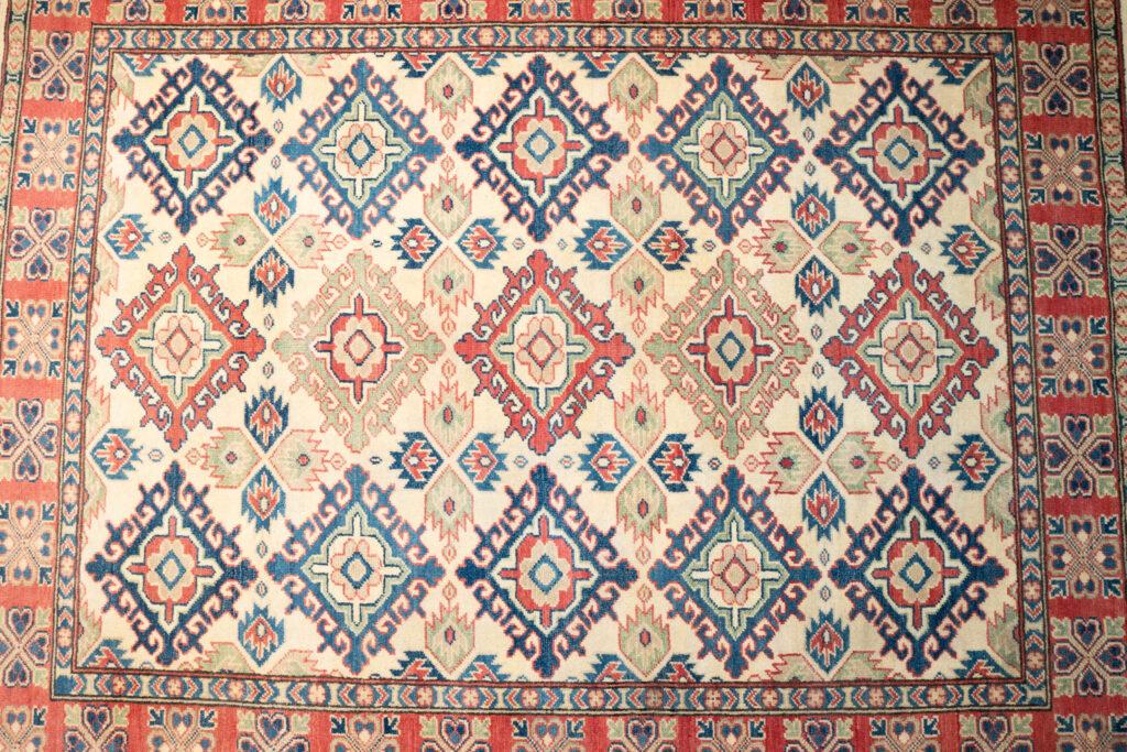 Kazak Wool Pile Rug 5'x6.4' View 2