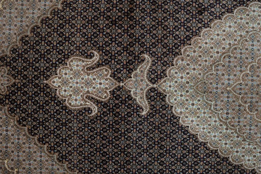 Tabriz Wool Silk Rug 8.4'x11.7' View 7