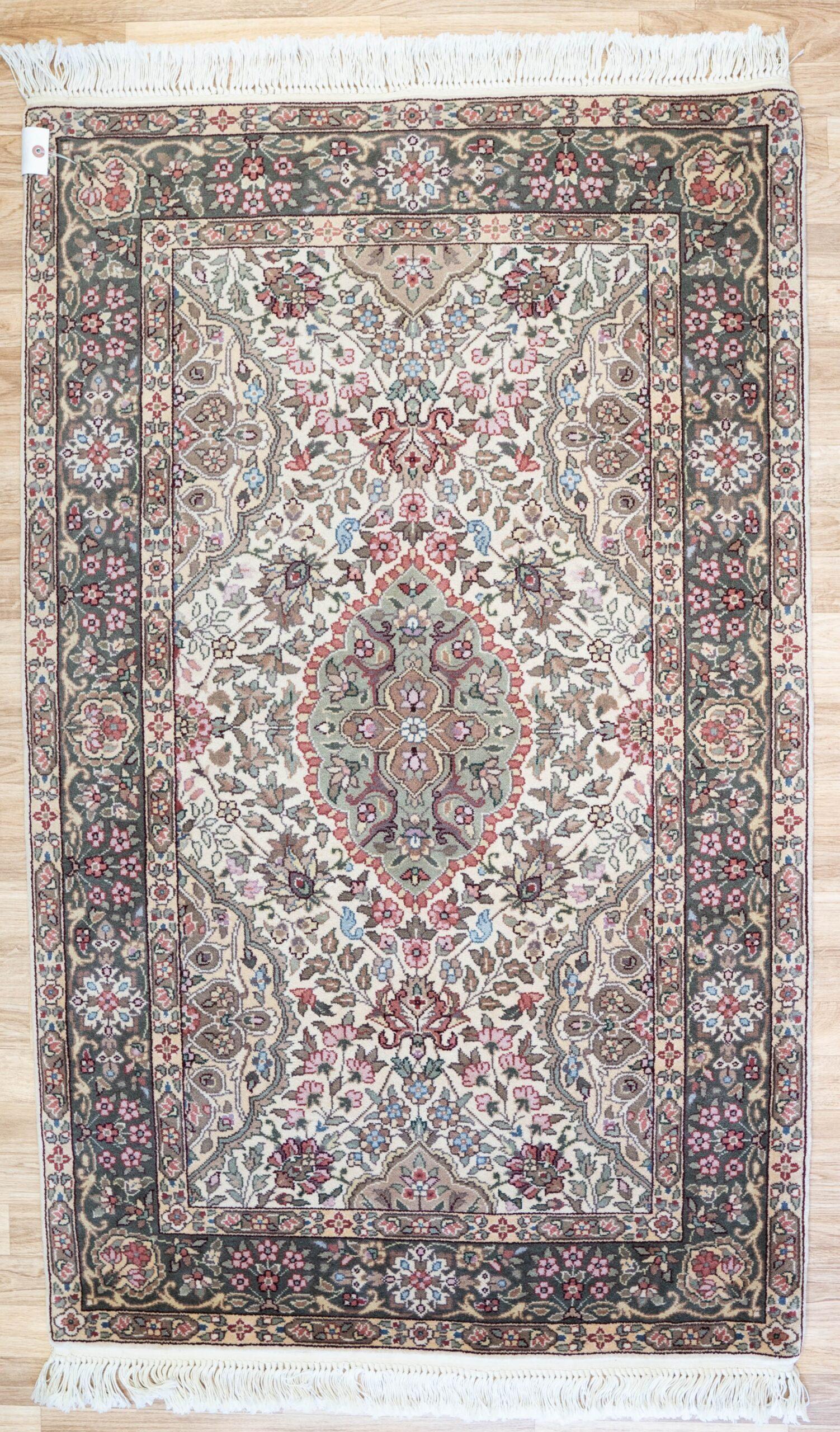 Tabriz Kurk Wool Rug 3'x5'