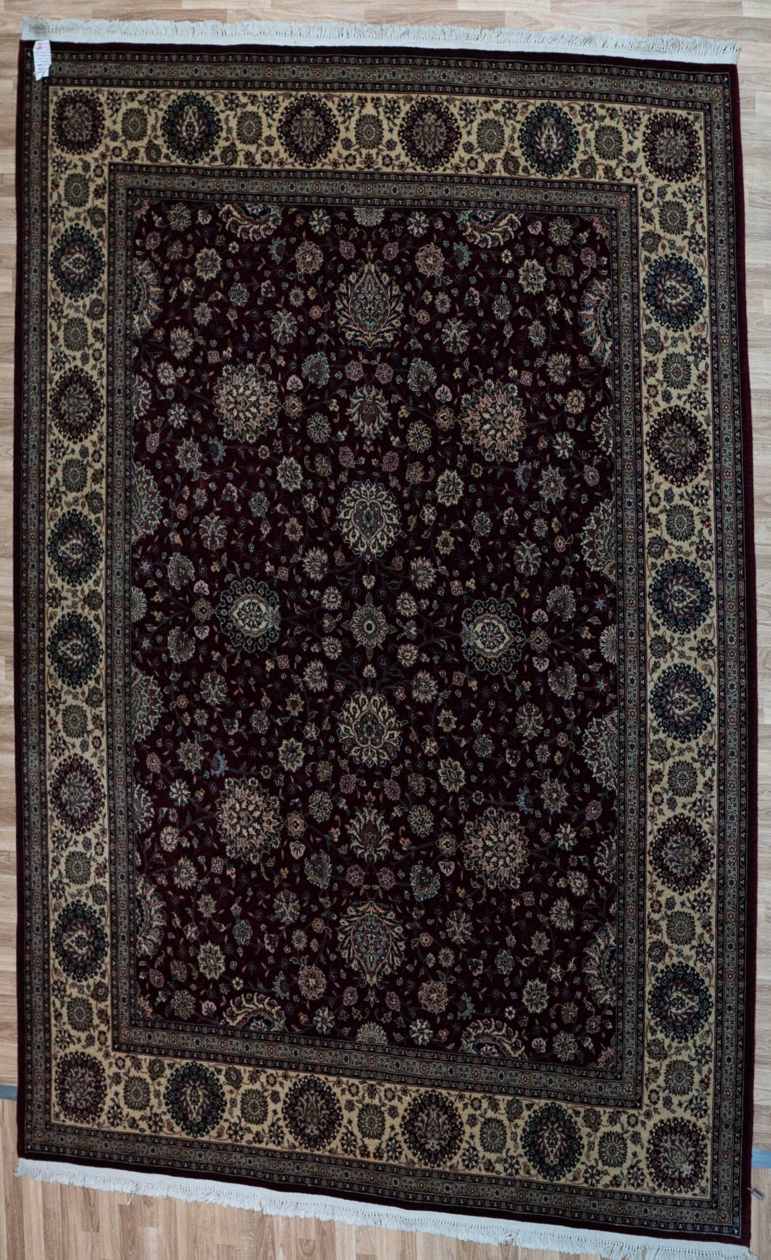 Kashan Wool Pile Rug 8'x10' View 1