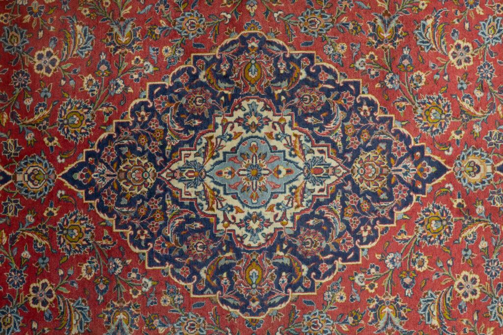 Kashan Kurk Wool Rug 8.1'x11.10' View 5