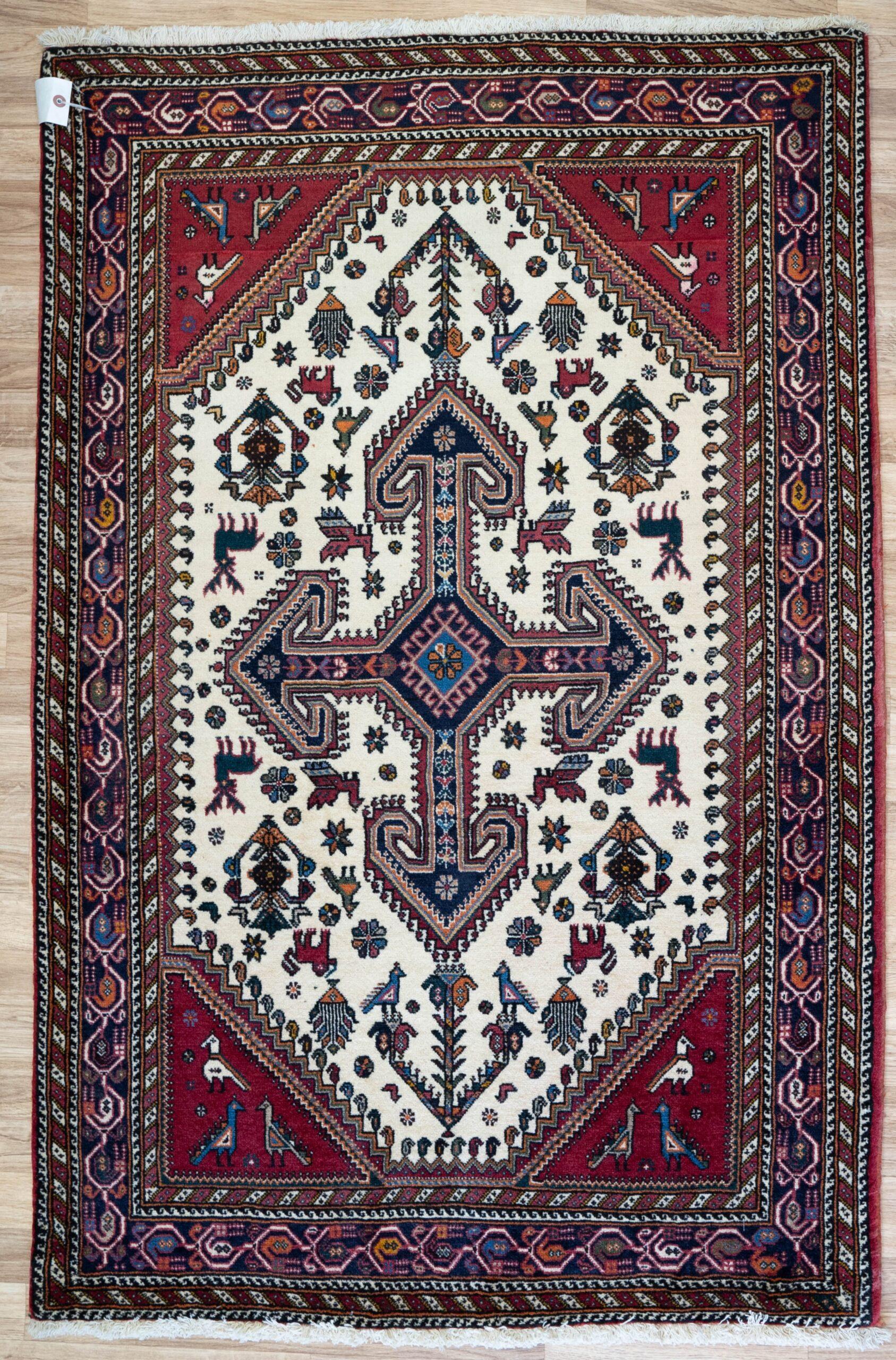 Kashan Wool Rug 3.5'x5.4' View 1