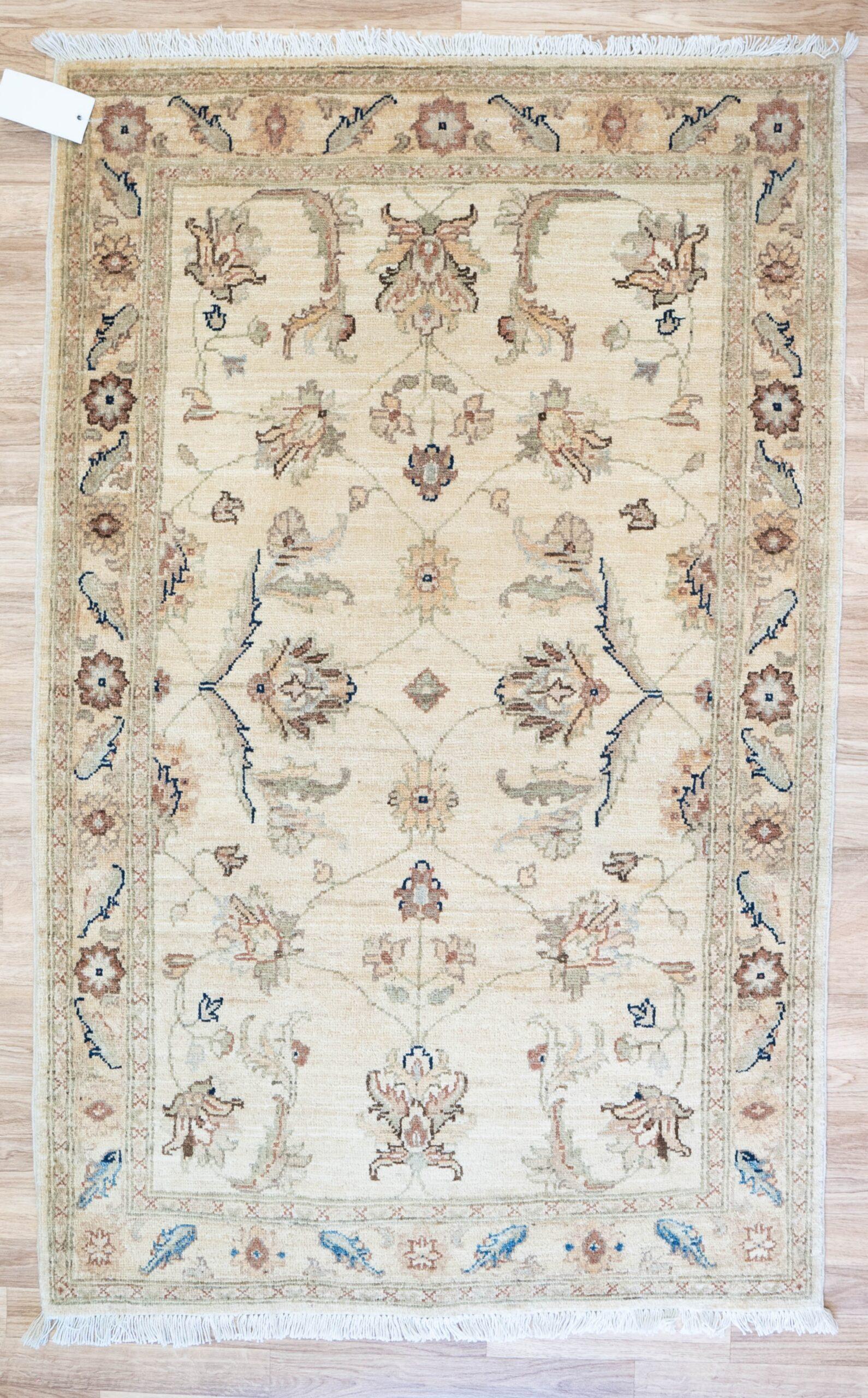 Chobi Wool Rug 3.4'x5.2' View 1