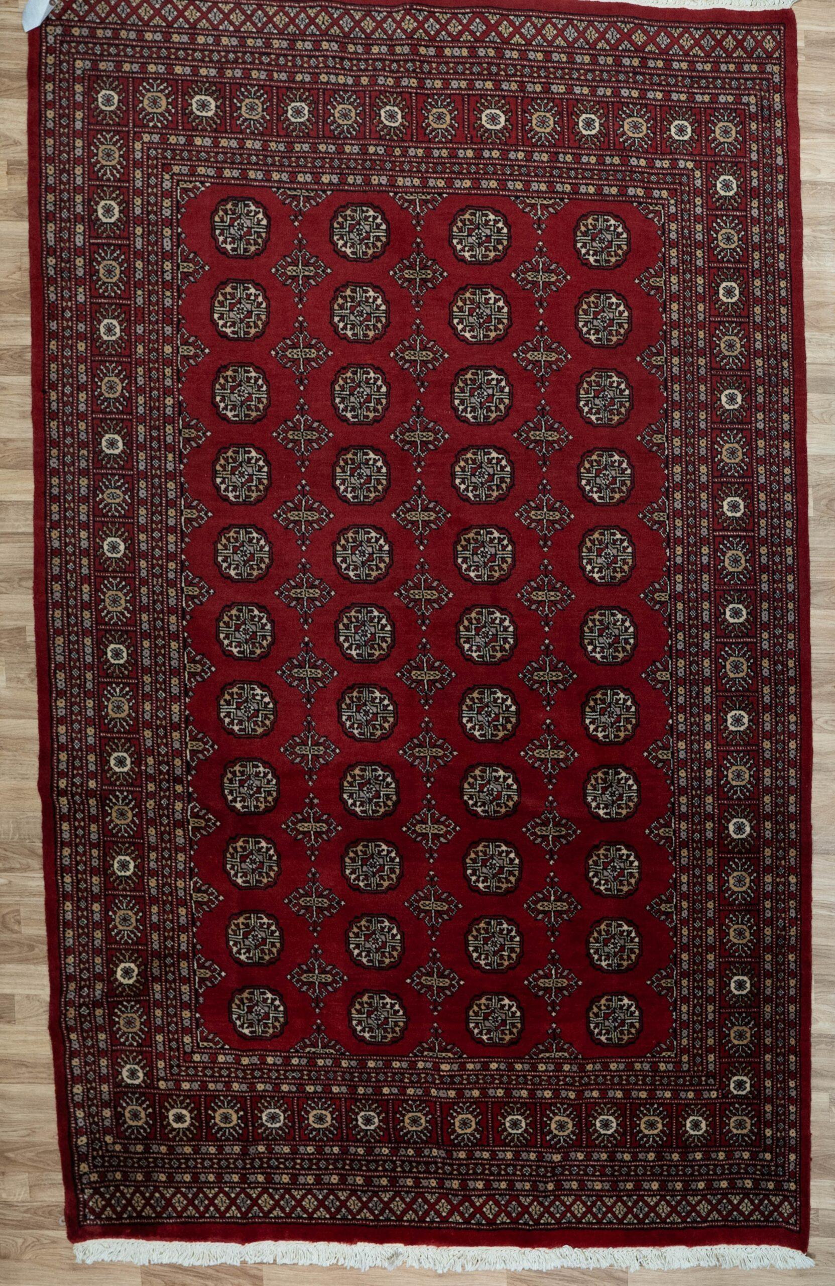 Bokhara wool Rug 6.1'x9.4'
