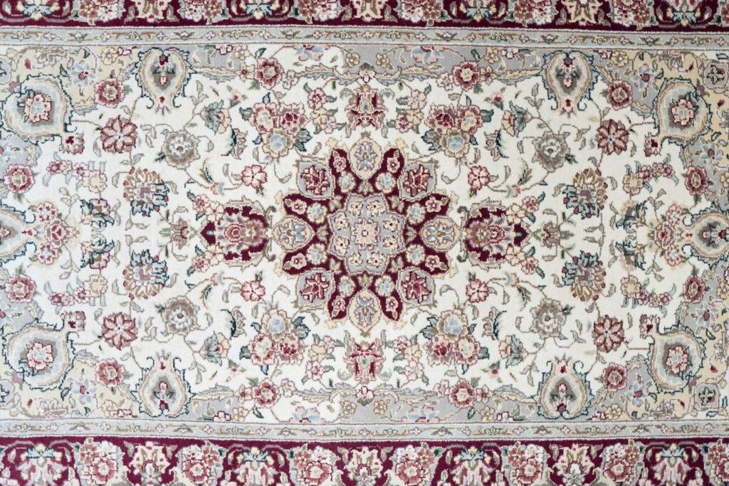 Tabriz Wool Silk Rug 3'x5' View 3