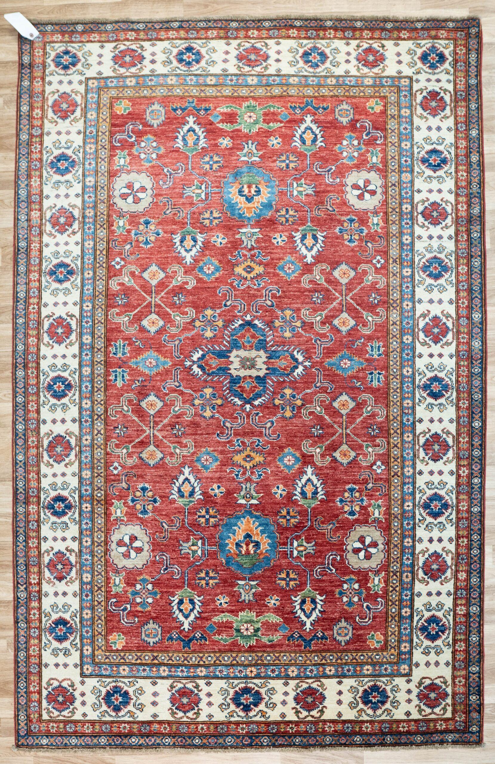 Kazak Wool Rug 6'x8'