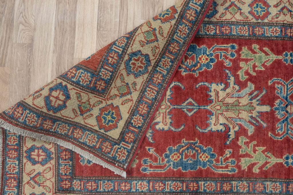 Kazak Wool Rug 3.9x2.8 View 3