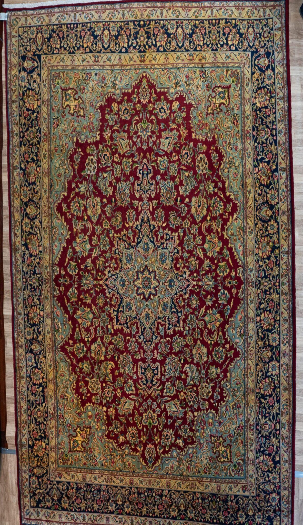 Kerman Wool Rug 9'x12' View 2