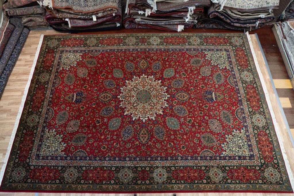 Tabriz Wool Rug 9.5'x13.2' View 1