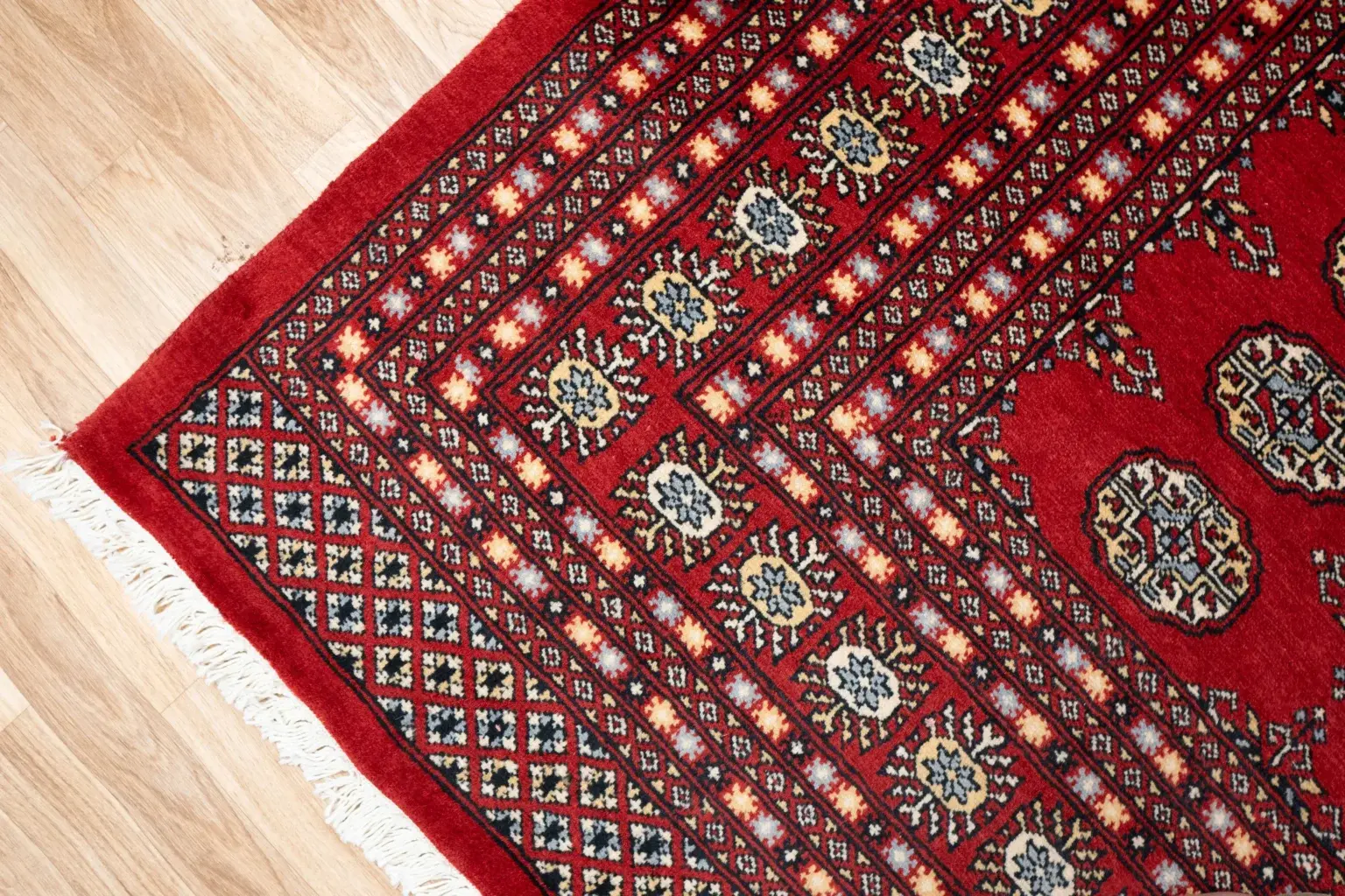 Bokhara Wool Rug 8 x 10' View 3