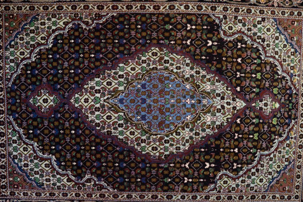Tabriz Wool Silk Rug 3'x5' View 2