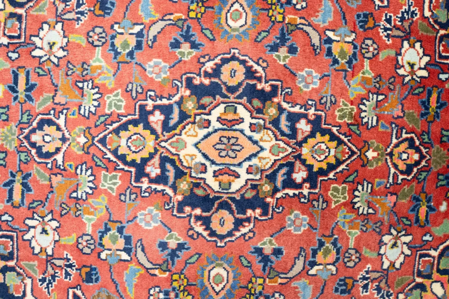 Kashan Wool Rug 2.2 x 3.1' View 2