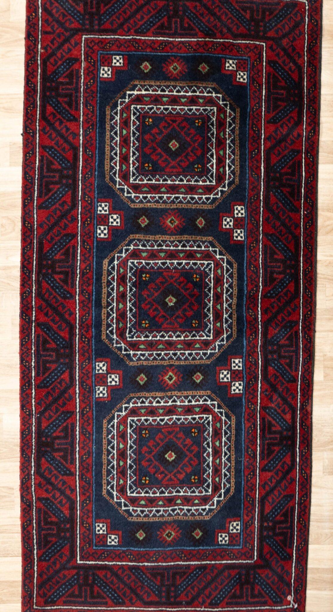 Baluch Wool Rug 3.0x5.0 View 1