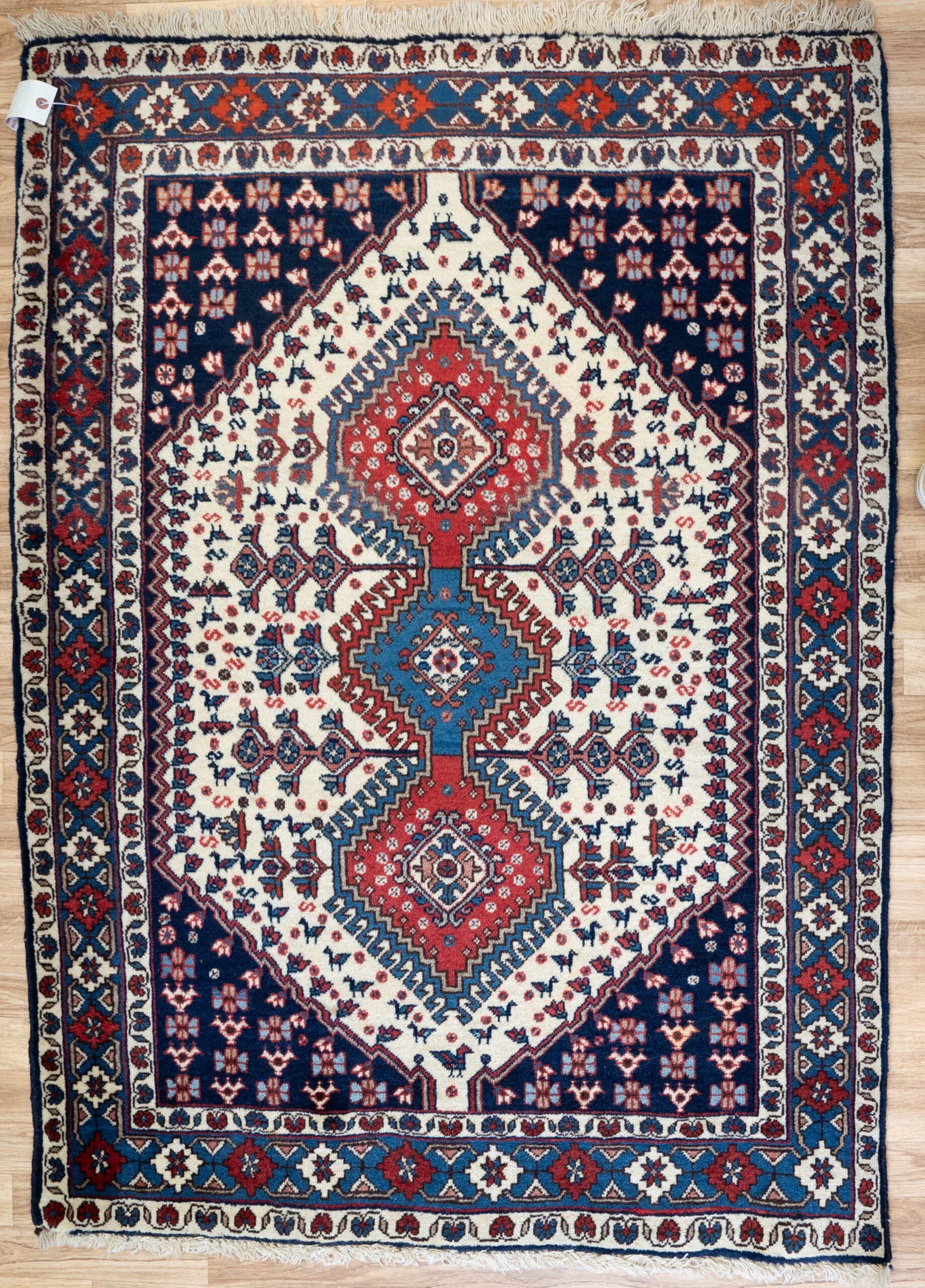 Kazak Wool Rug 3'x5'
