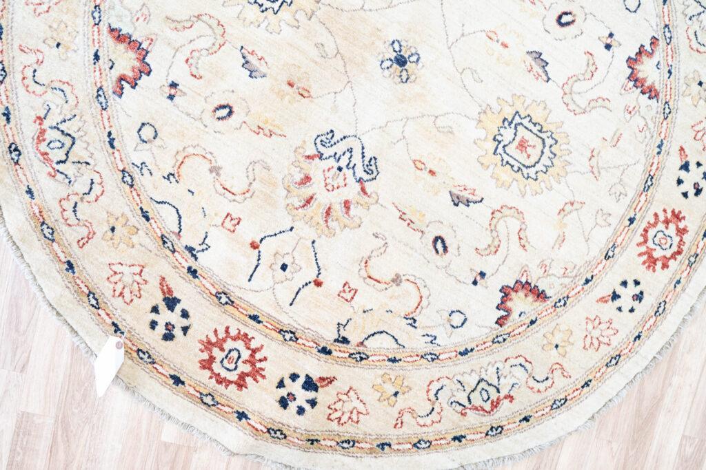 Chobi Wool Rug 5'x5' View 3