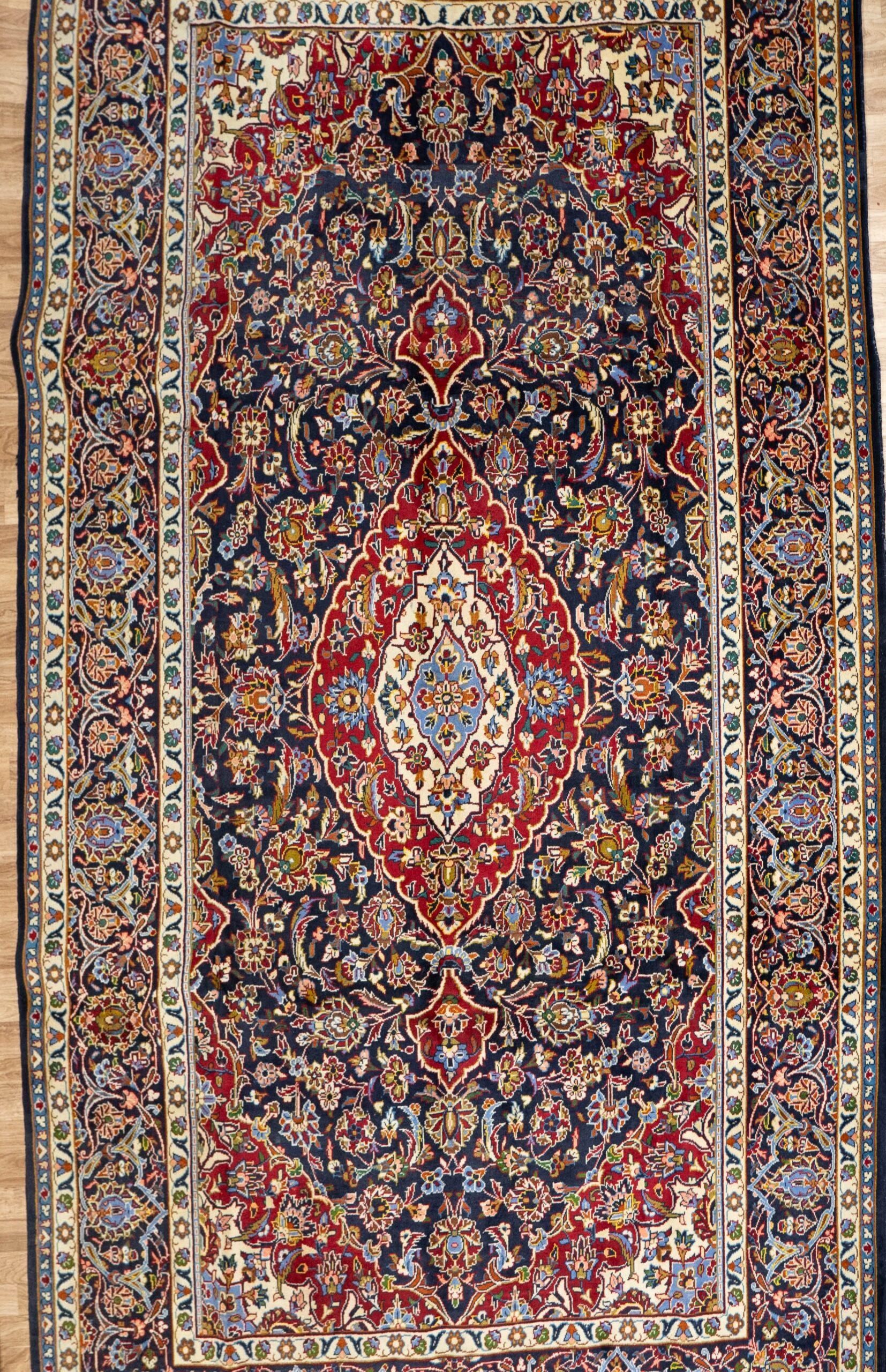 Kashan Wool Rug 11.0x8.0