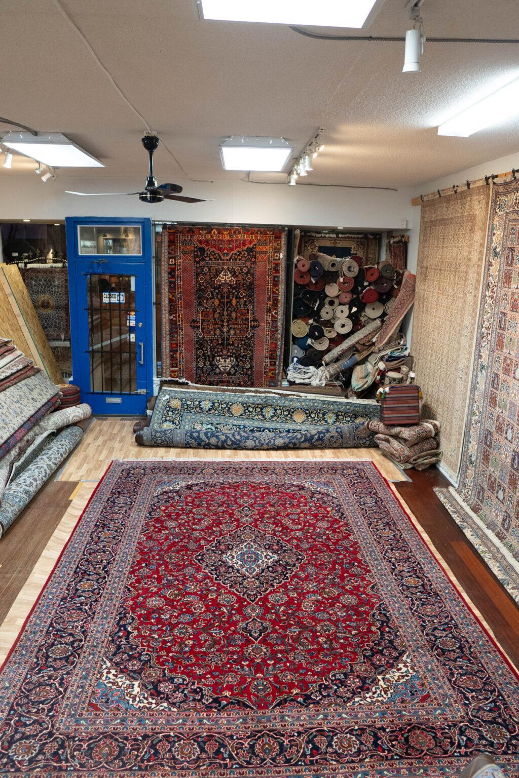 Kashan Wool Rug 9.7'x12.11' View 1