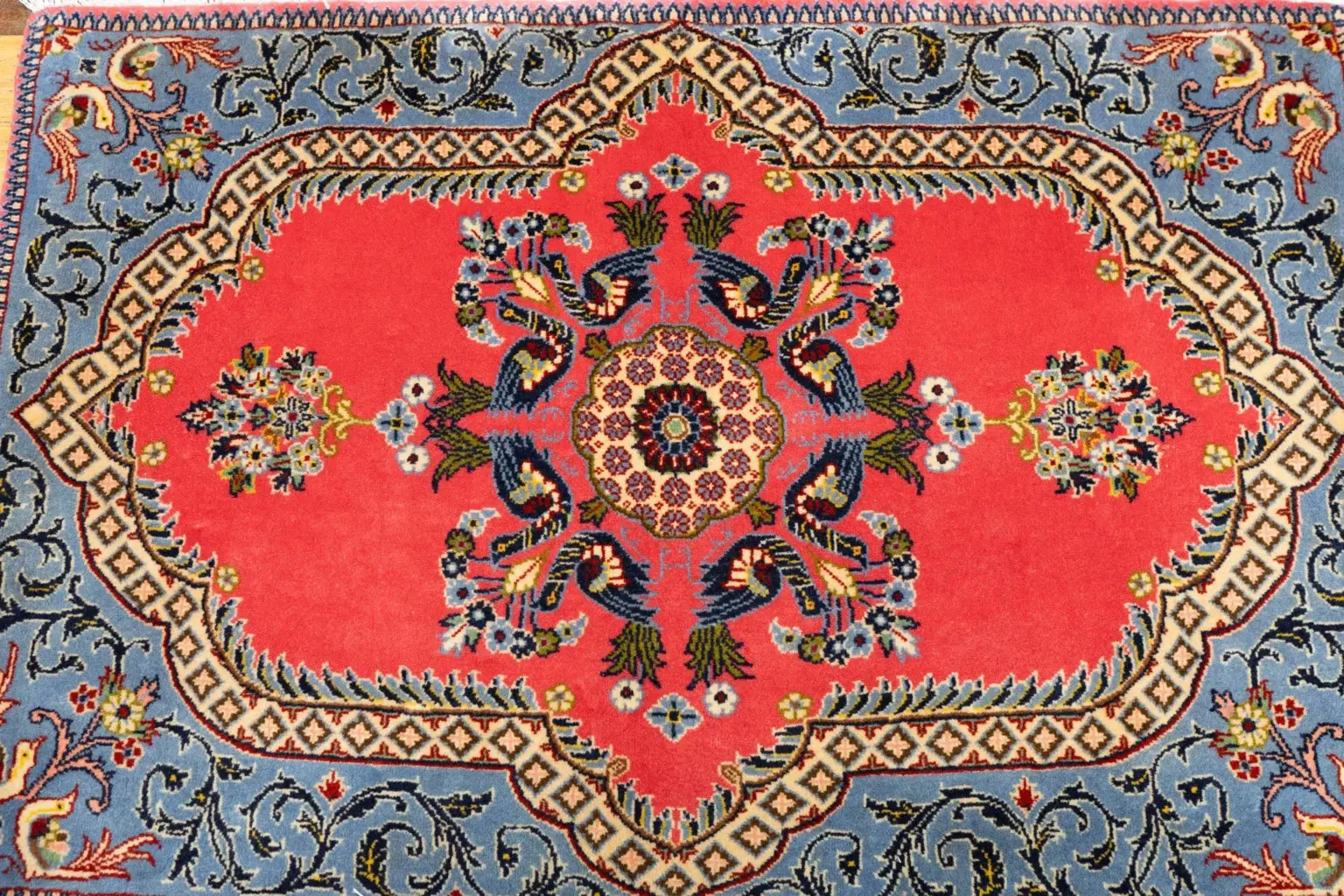 Kashan Kurk Wool 2.3 × 3.0 View 1