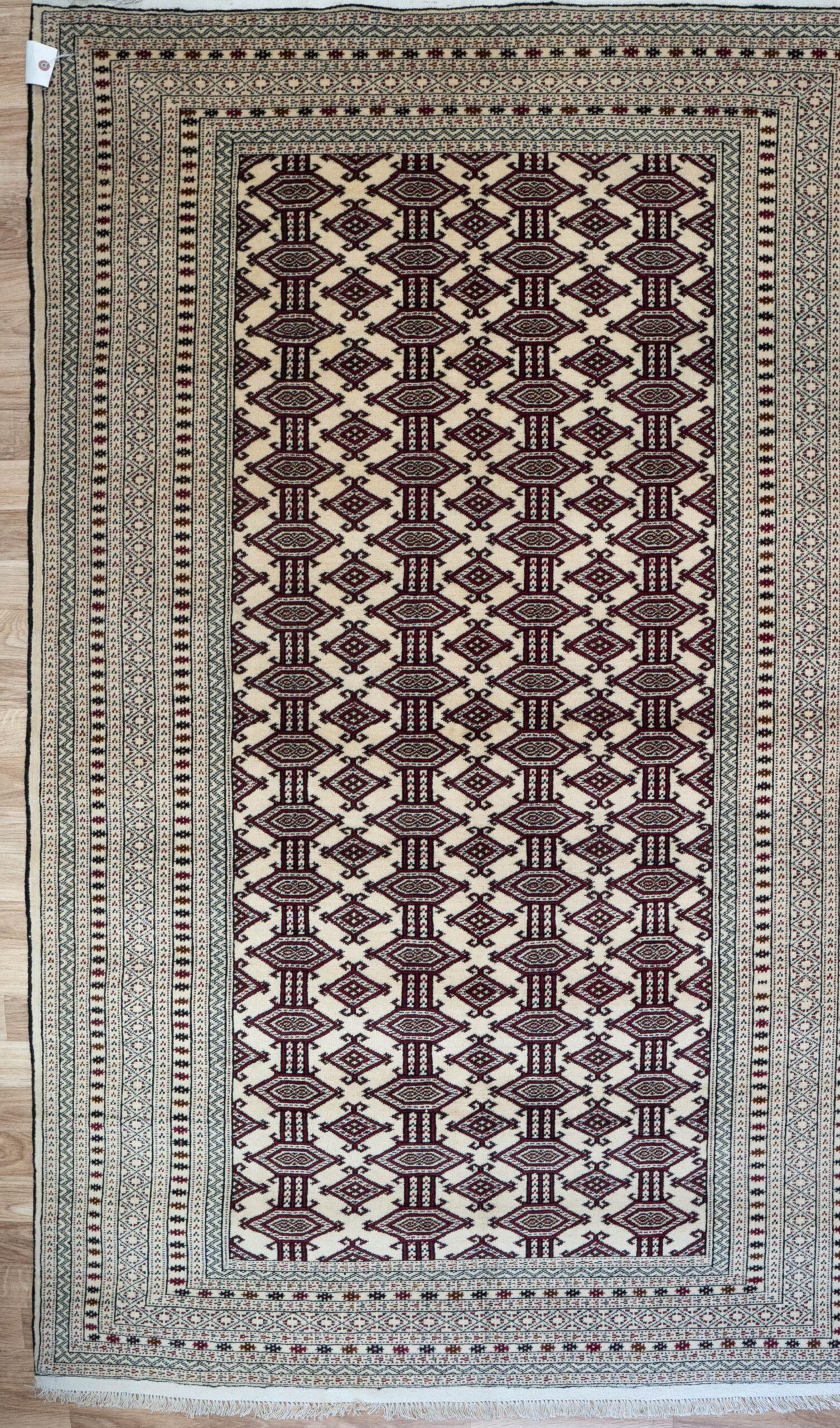 Turkmen Silk Base Rug 4'x6.2' View 1