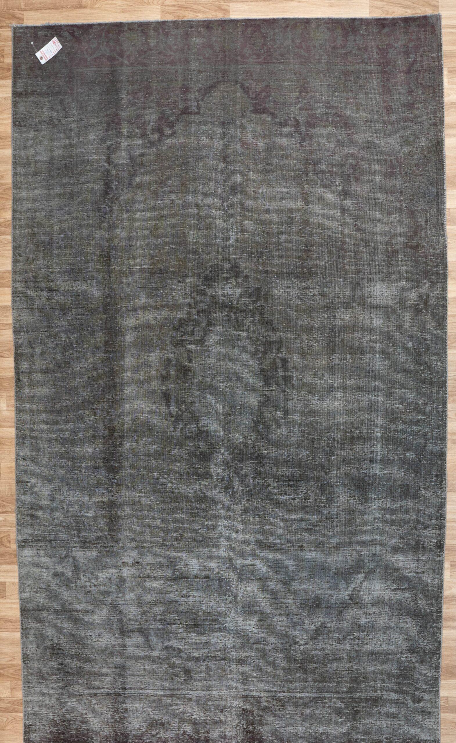 Vintage Overdyed Wool Rug 6.5'x9'