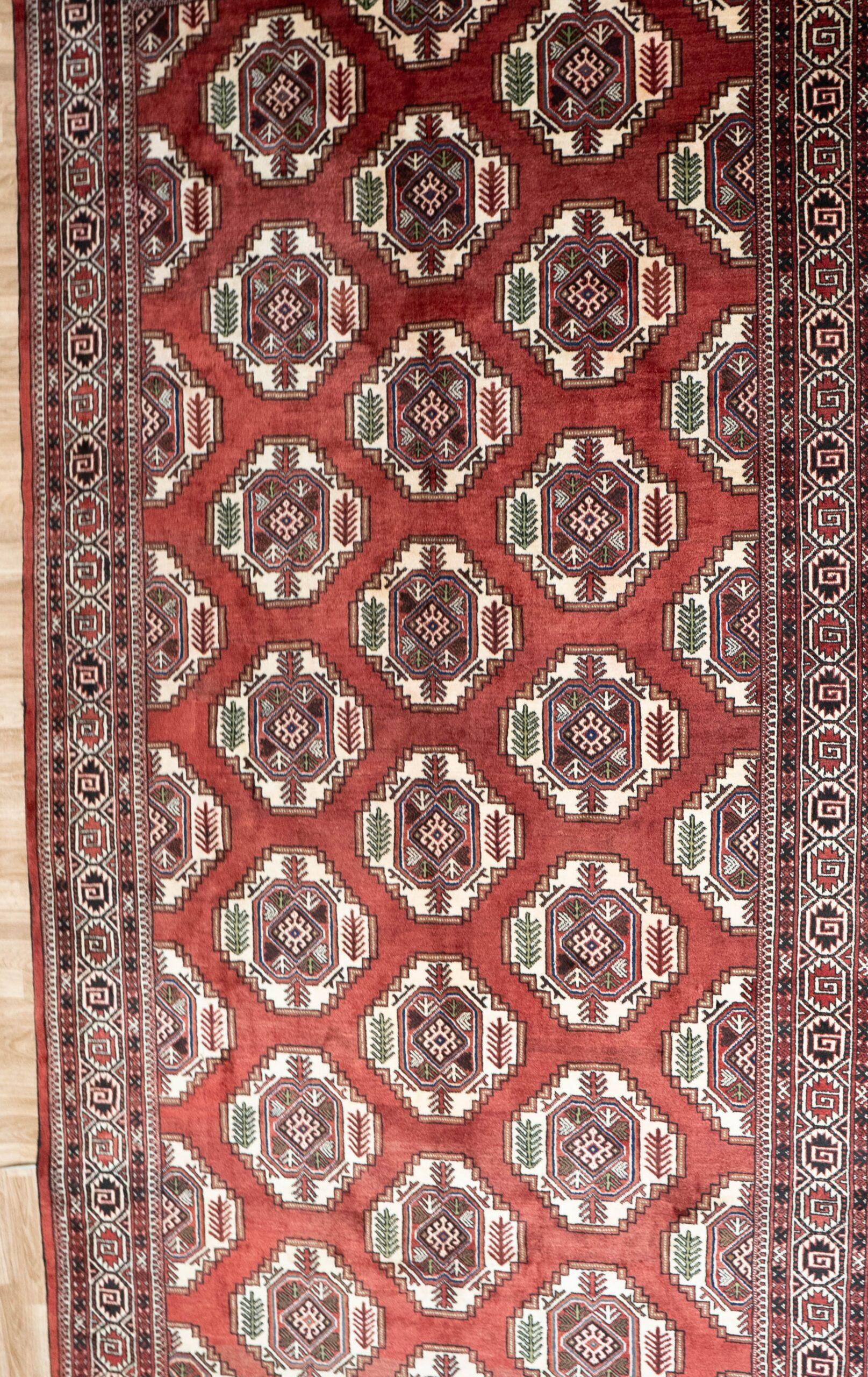 Turkmen Wool Rug 7.5x12.0