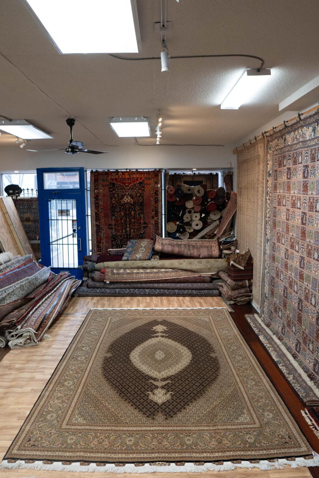 Tabriz Wool Silk Rug 8.4'x11.7' View 3