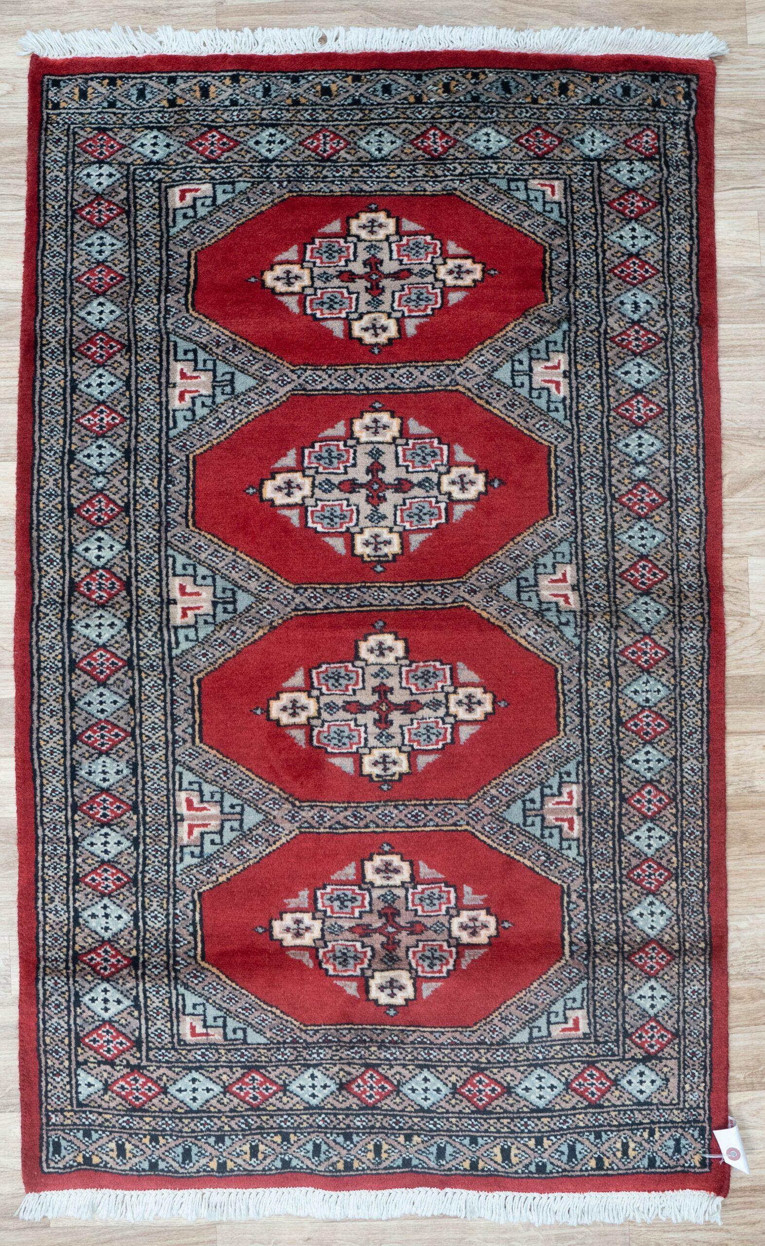 Bokhara Wool Rug 4.2x2.5