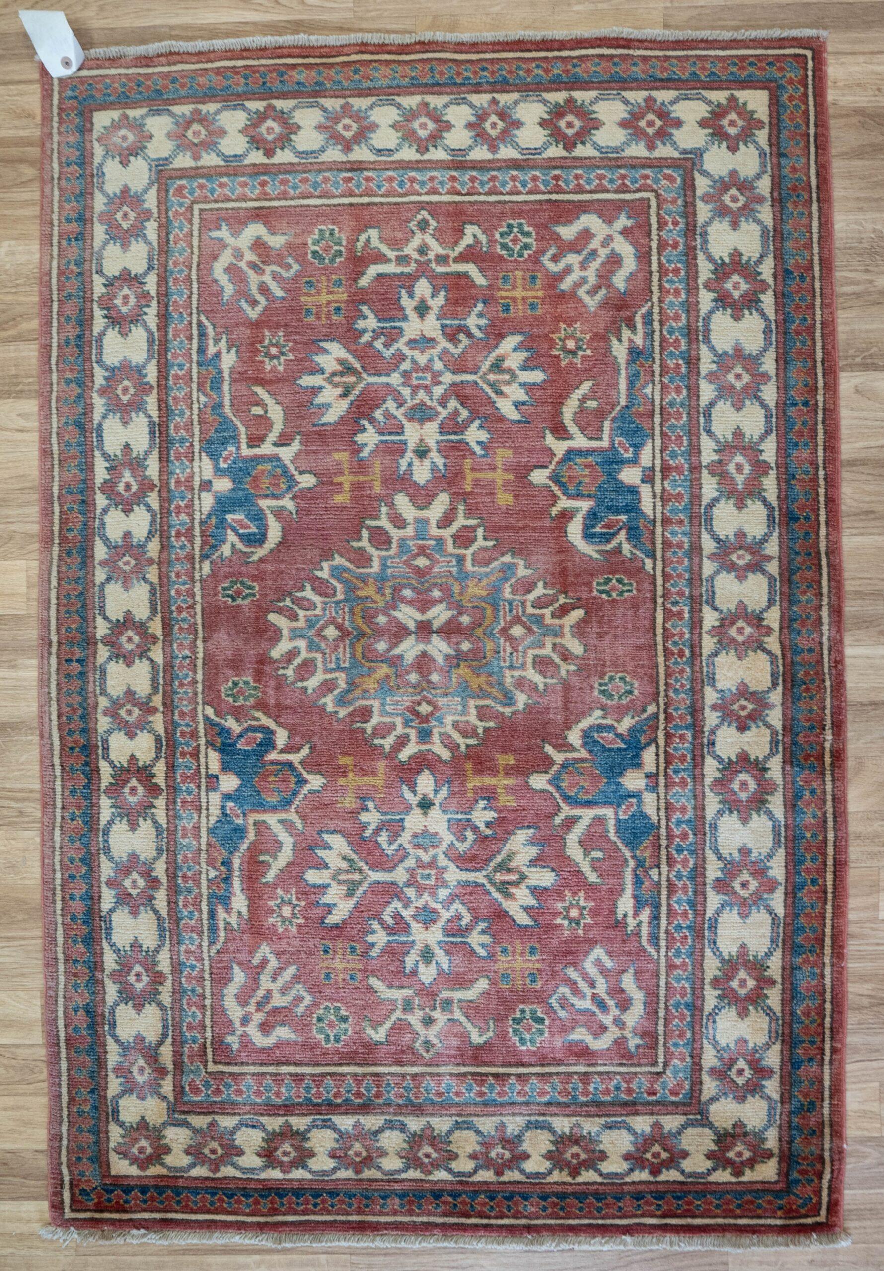 Kazak Wool Rug 3'x5' View 1