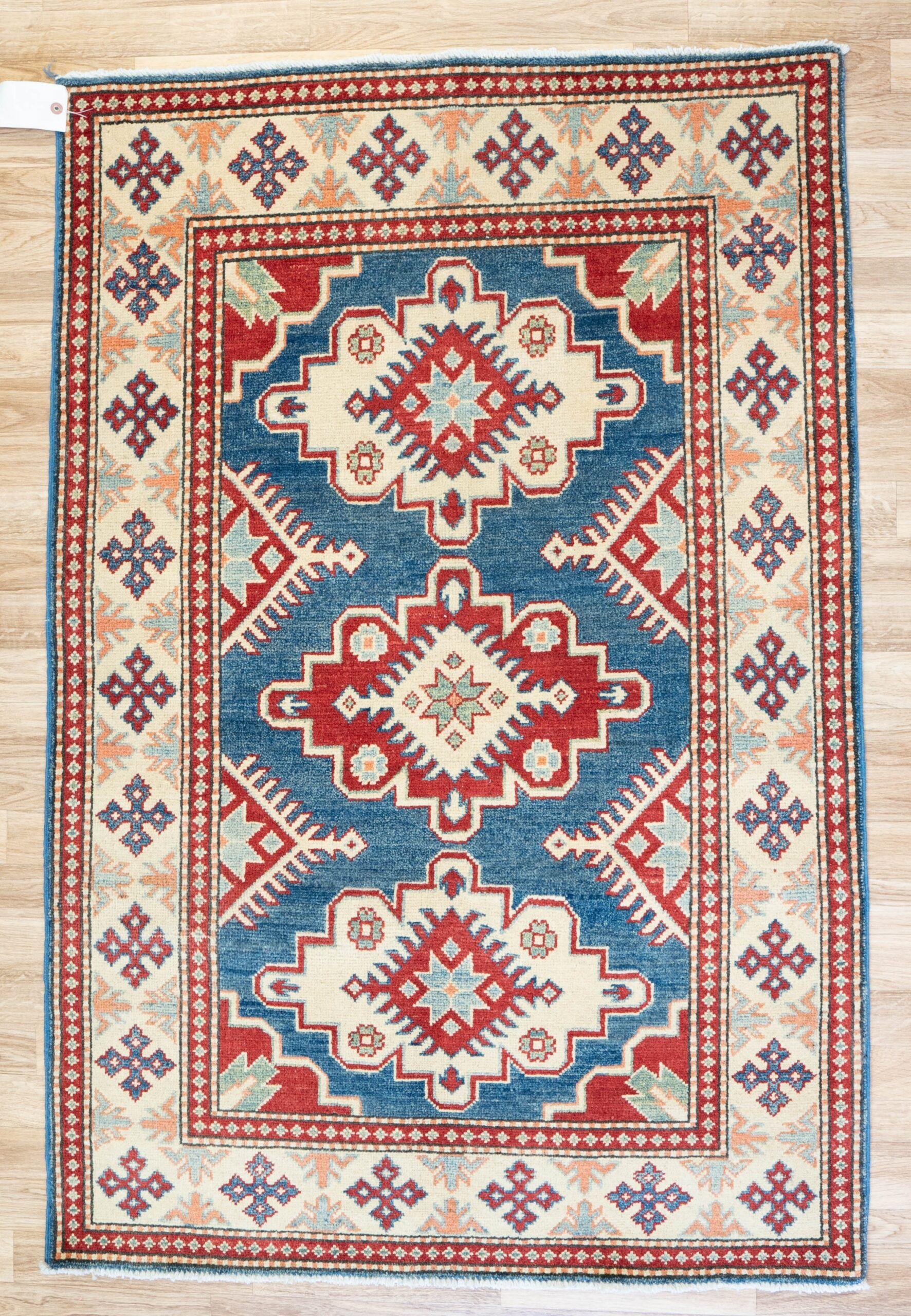 Kazak Wool Rug 3'x5'