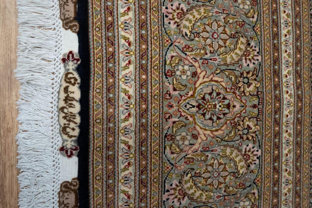 Tabriz Wool Silk Rug 8.4'x11.7' View 1